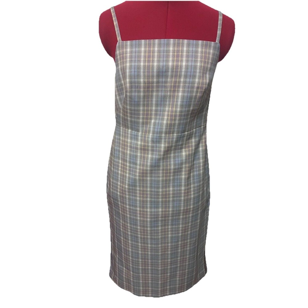 COS NWT Women’s Blue Plaid Dress Size 4